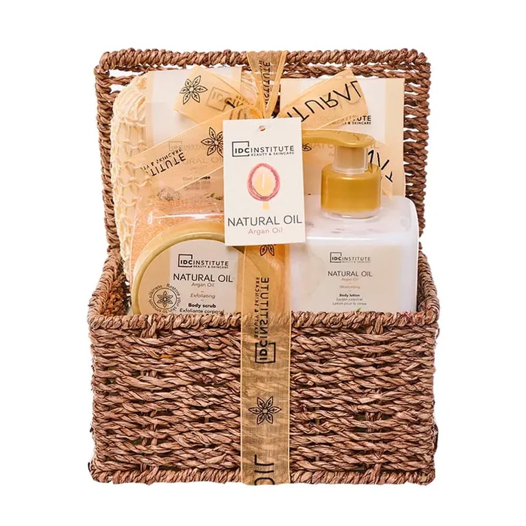 Set Corporal Oil Lozione + Esfoliante + Sali da Bagno + Spugna