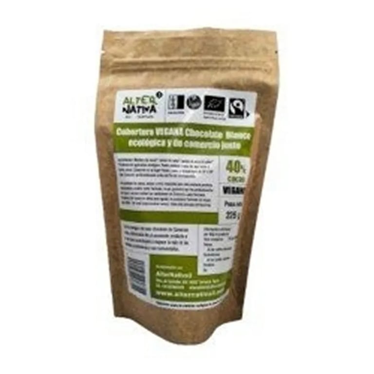 Weiße Vegane Schokoladenüberzug 40%