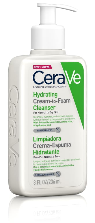 Cerave Mousse Hydratante Crème Nettoyante 236 ml de Cerave