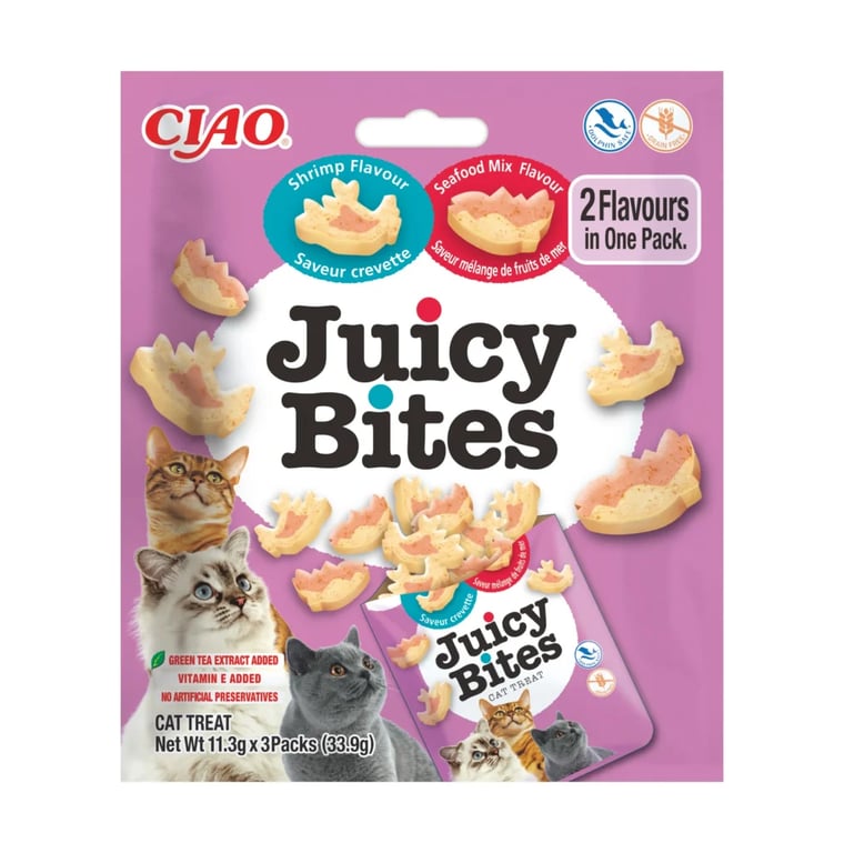 Cat Juicy Bites Garnelen-Meeresfrüchte