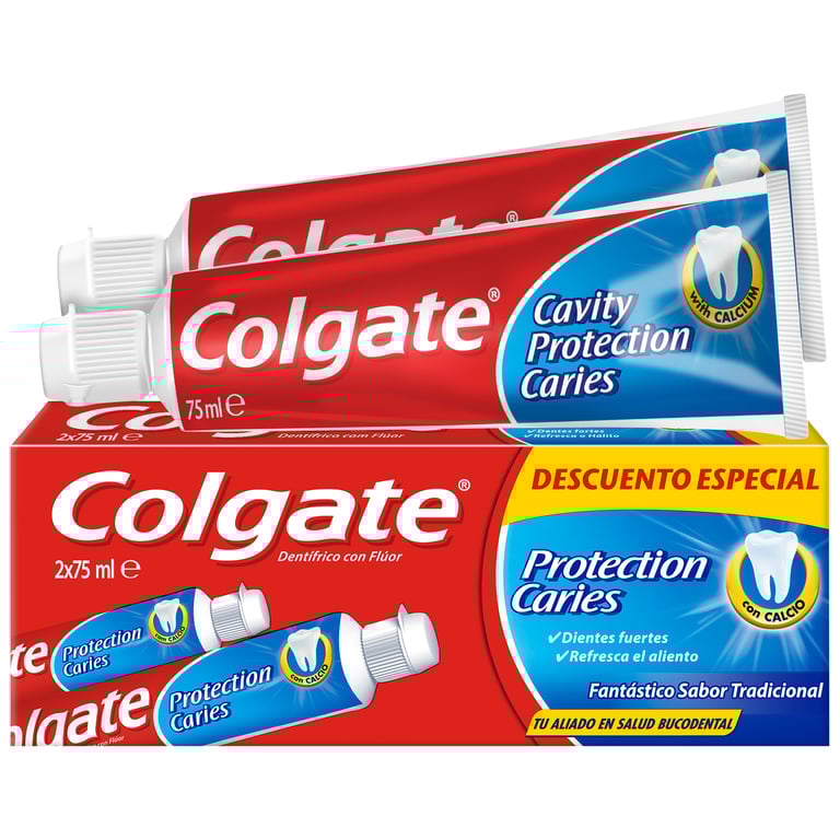 Maximum Cavity Protection Duplo 2 Uds 75 ml de Colgate