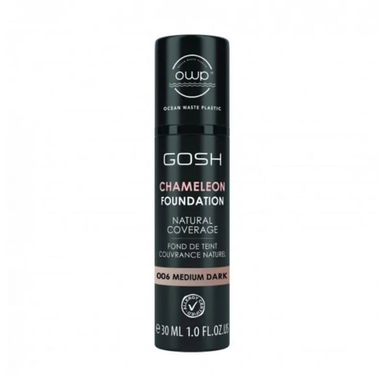 Chameleon Foundation Natural Coverage #006-Medium Dark