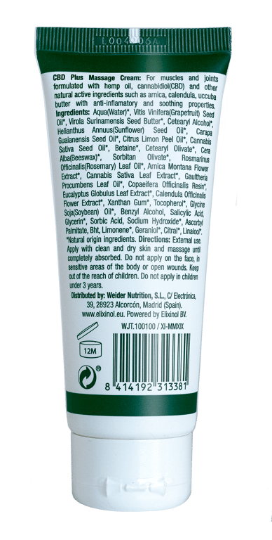 CBD Plus Massage-Creme 75 ml von Weider