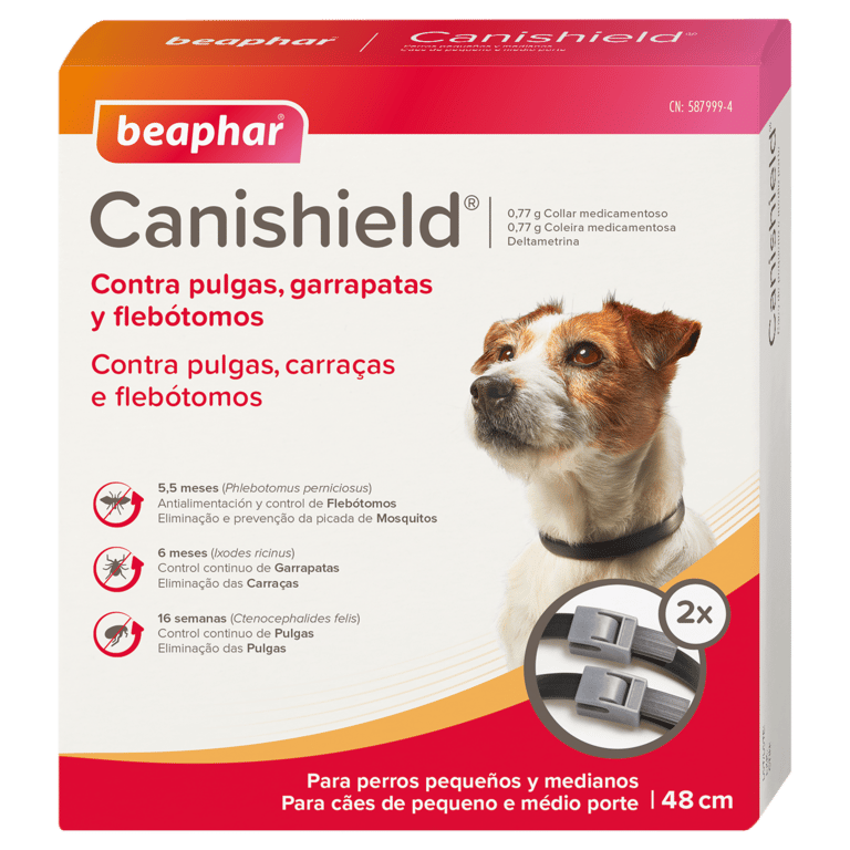 Collier Antiparasitaire Canishield 48 cm