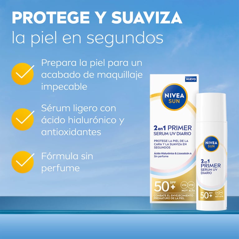 2 In 1 Erstes Tages-Serum UV SPF50+ 30 ml von Nivea