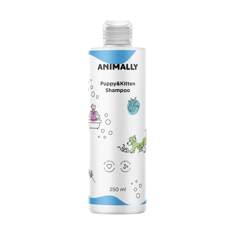 Champú Suave Para Cachorros Y Gatitos