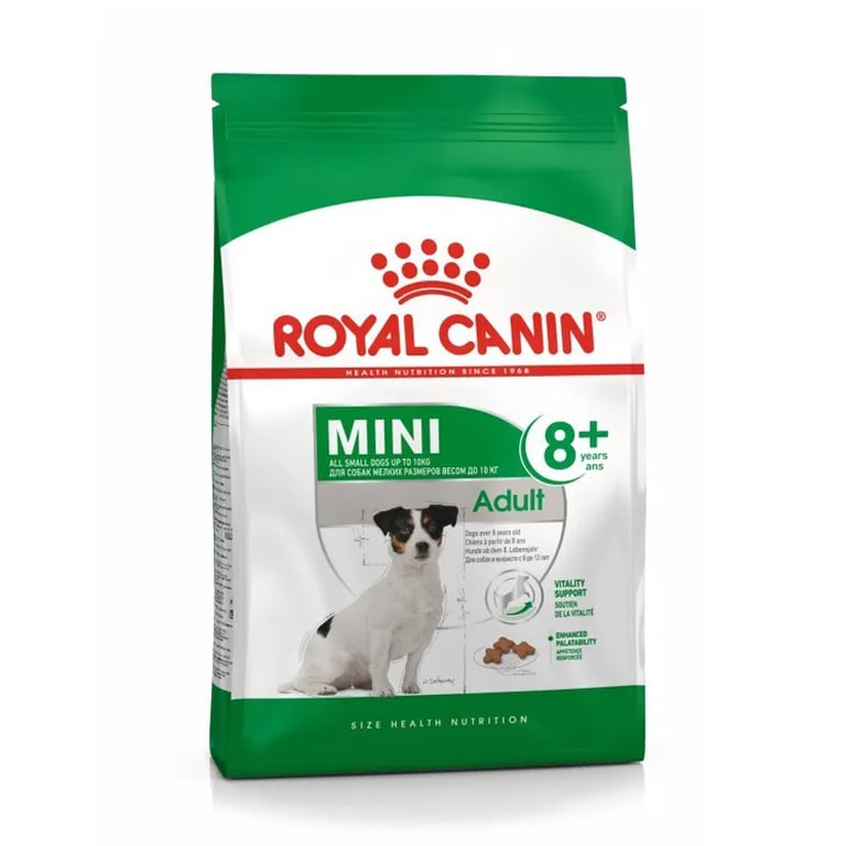 Croquettes Chien Adulte +8 Ans Petite Taille 8 kg