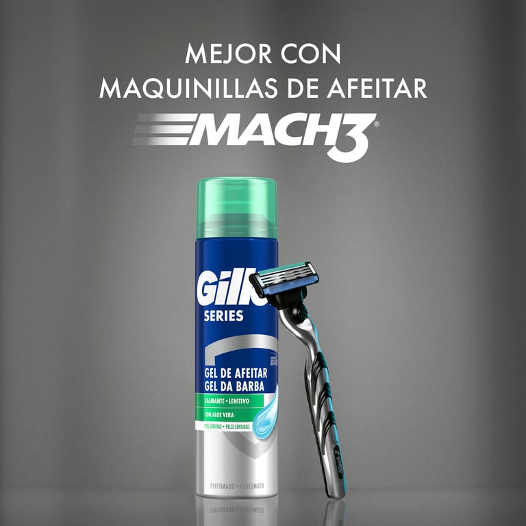Gillette Series Beruhigendes Rasiergel 200 ml von Gillette