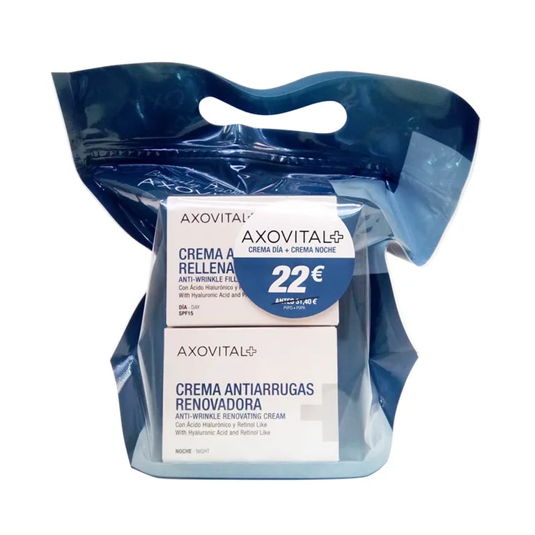 Axovital Anti-Falten-Tagescreme LSF15+ Erneuernde Anti-Falten-Nachtcreme