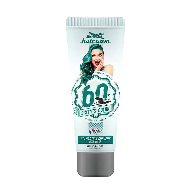 Sixty'S Color Hair Color #Emerald
