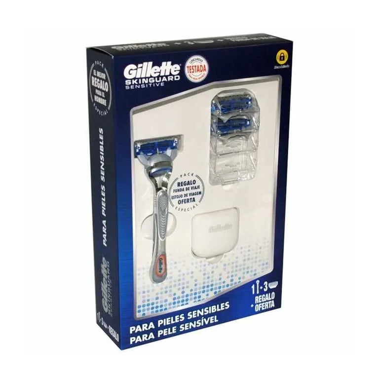 Skinguard Sensitive Rasoio + 3 Ricariche + Regalo