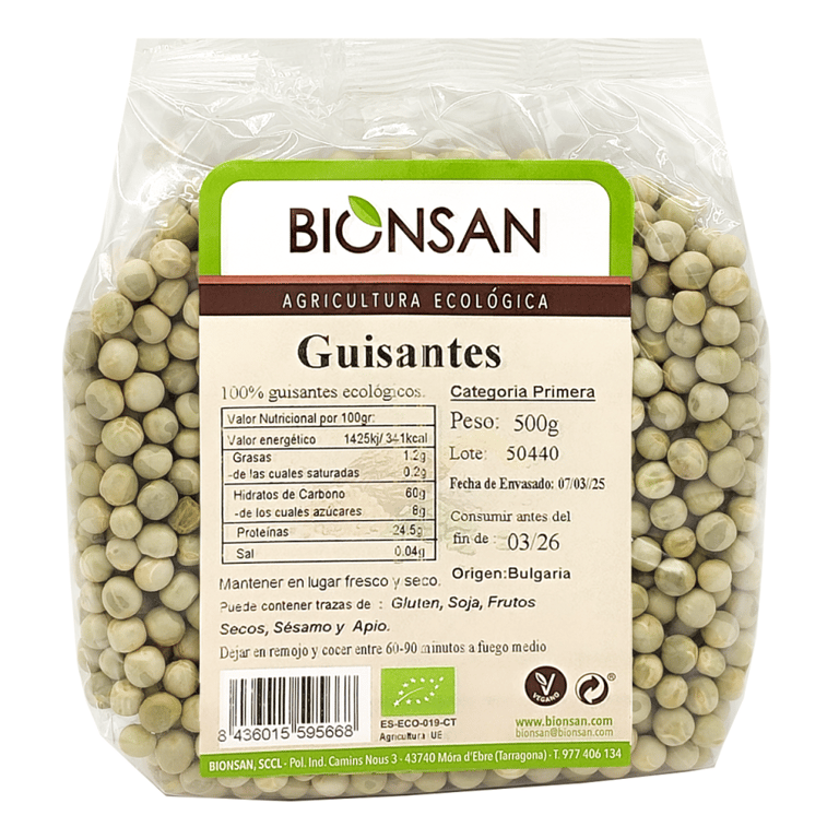Pois Secs Biologiques