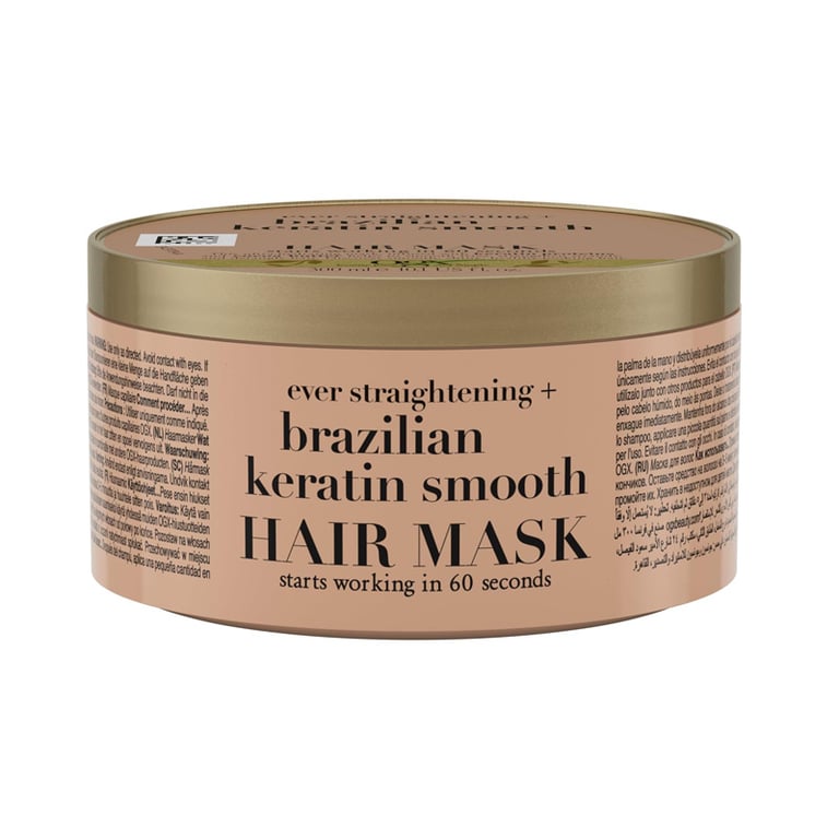 Hair Mask Brazilian Keratin Smooth 300 ml di OGX - imagen 8 de 9