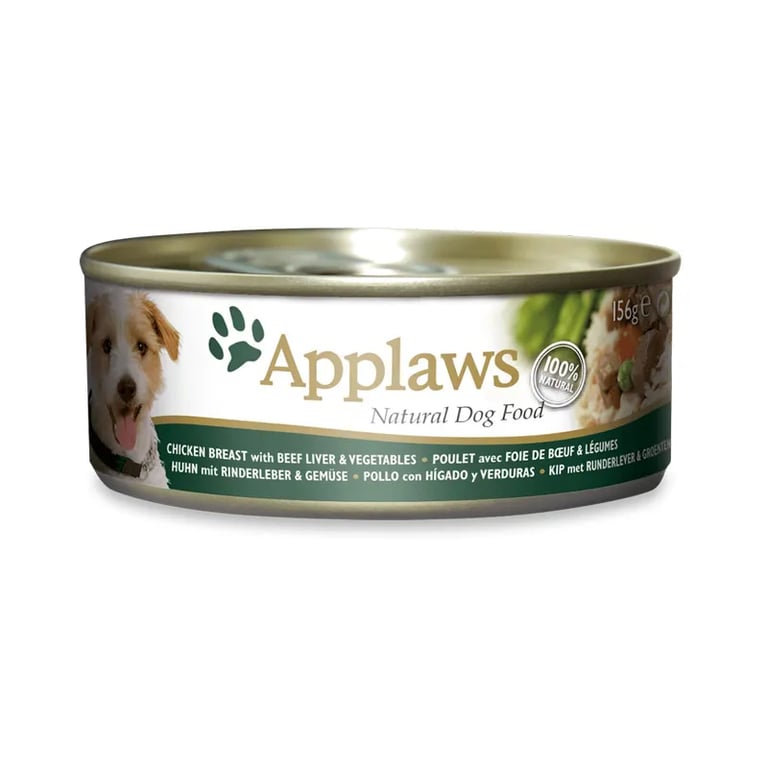 Dog Dose Nassfutter für Hunde Huhn mit Rinderleber und Gemüse
