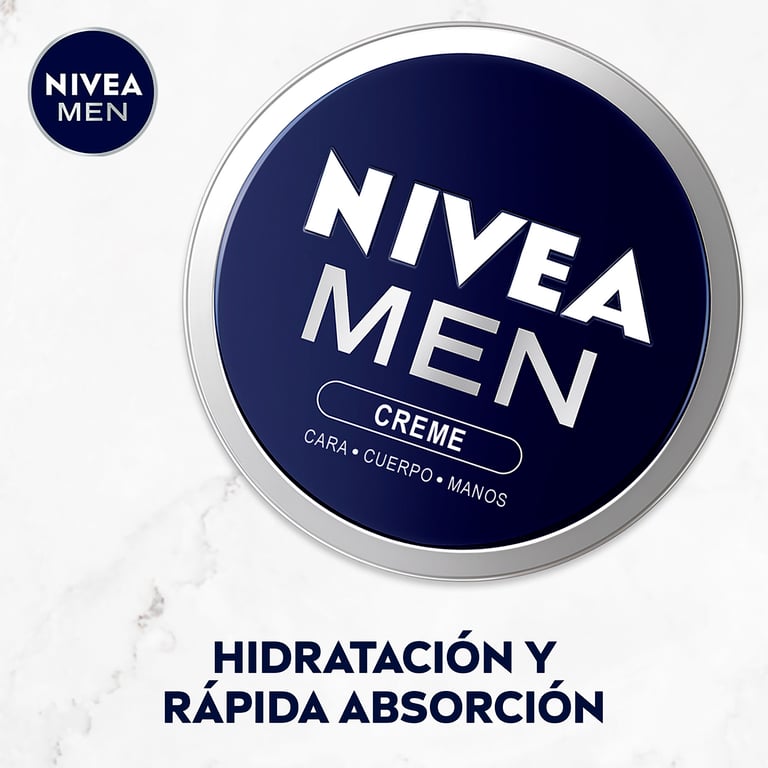 Men Creme Cara, Cuerpo Y Manos 150 ml de Nivea