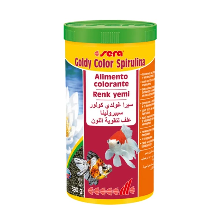 Goldy Color Spirulina Alimento Para Peces 100 ml
