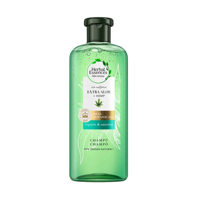 Champú Repara Suaviza Extra Aloe Cañamo Bio Sin Sulfatos