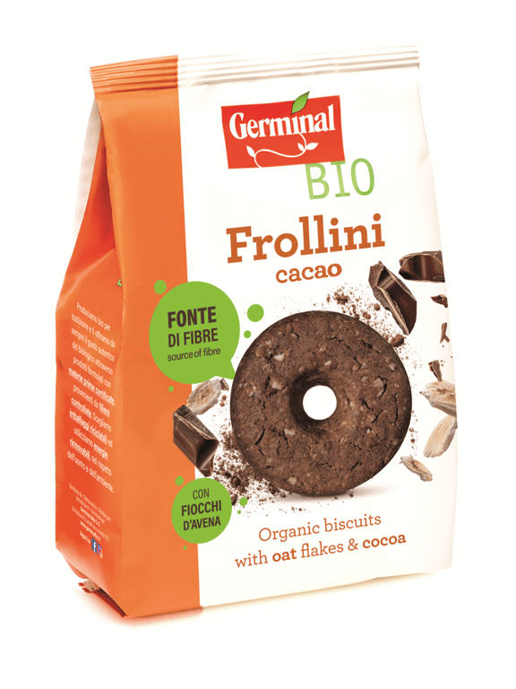Galletas Frollini de Avena y Cacao Ecológicas