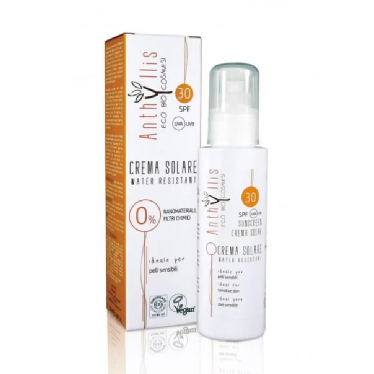 Crème Solaire Résistante À L’Eau SPF30 Bio