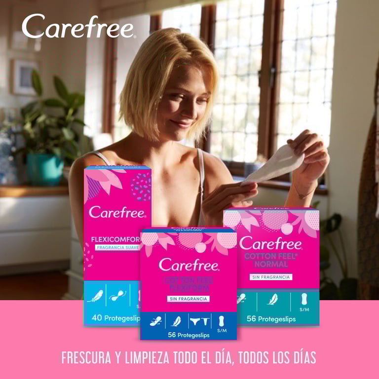 Cotton Feel Normal Sans Parfum 44 Unités de Carefree