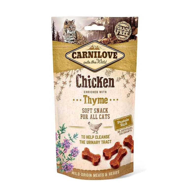 Snacks Semi Humide Chat Poulet et Thym