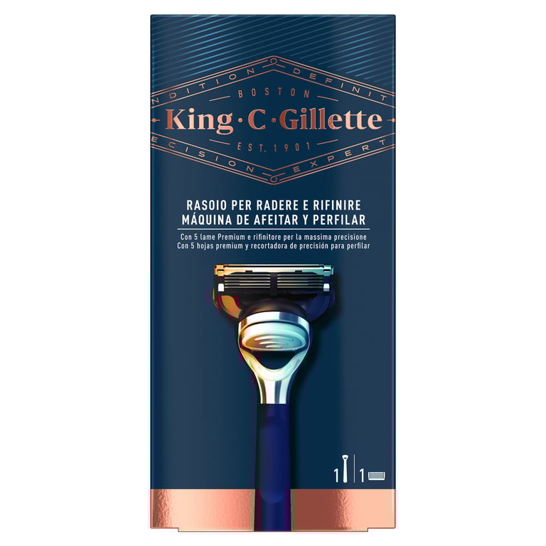 King C Gillette Machine à Raser et Définir les Contours de Gillette