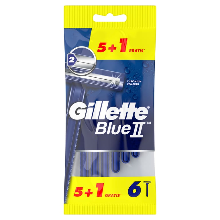 Gillette Blue Ii + 1 Gratis 6 St von Gillette