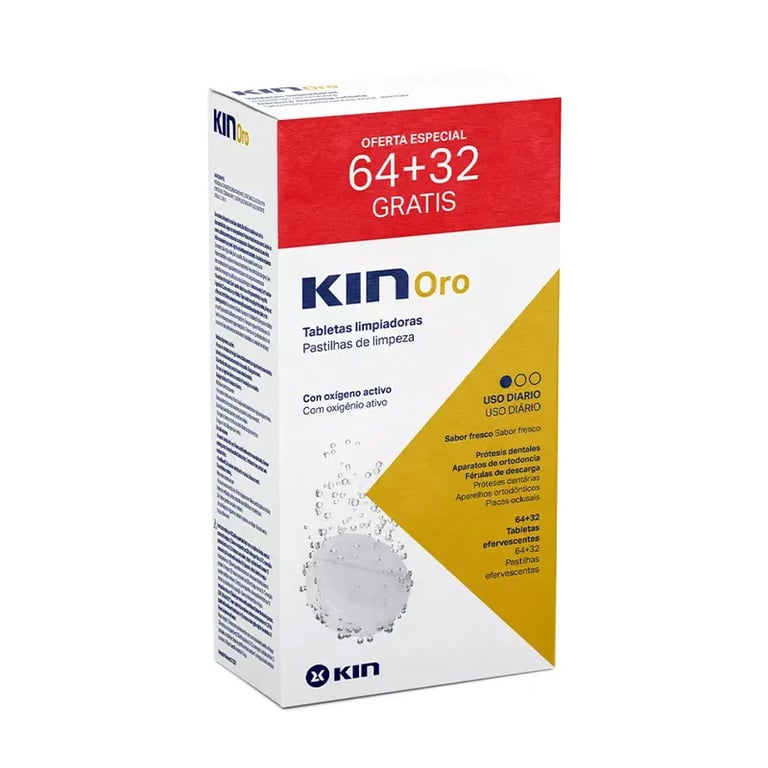 Kin Oro Comprimés Nettoyants 64 + 32