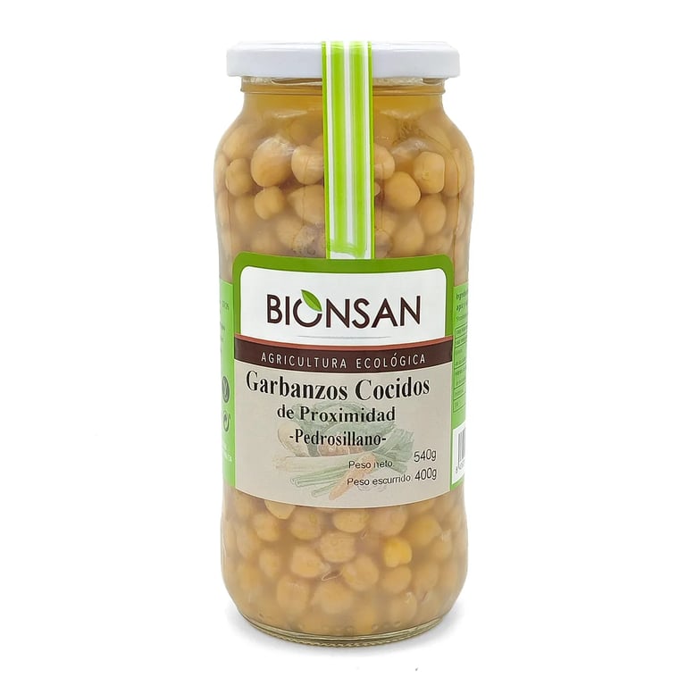Garbanzos Pedrosillanos Cocidos Ecológicos