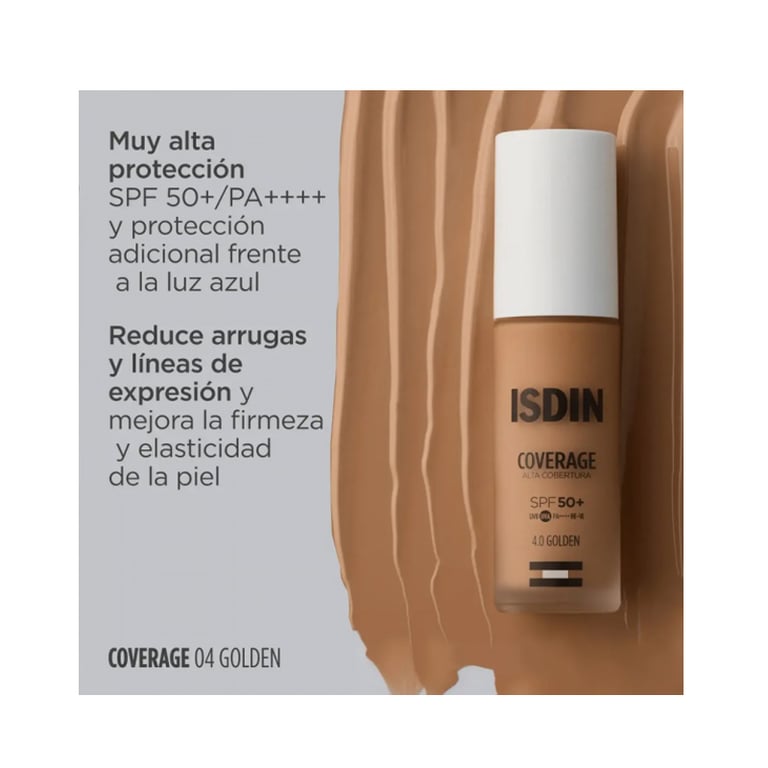 Coverage SPF50+ Golden 30g de Isdin
