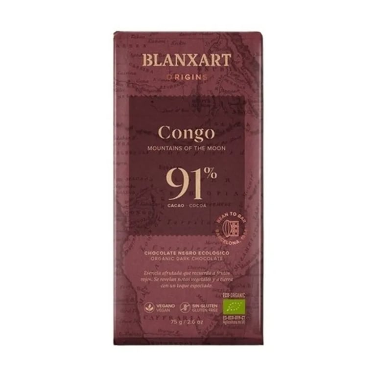 Chocolate Negro  91% Congo Eco