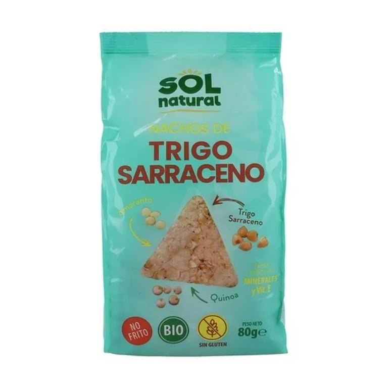 Nachos De Trigo Sarraceno Amaranto y Quinoa