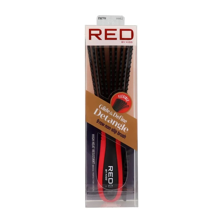 Ez Glide Detangling Brush 9 Rows schwarze Bürste
