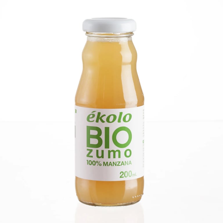 Apfelsaft 100% ausgedrückt. Bio.