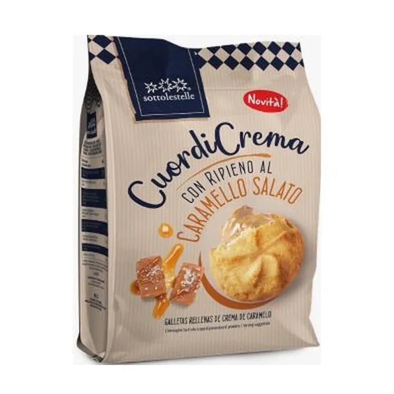 Biscuits Fourrés Avec Crème De Caramel Salé