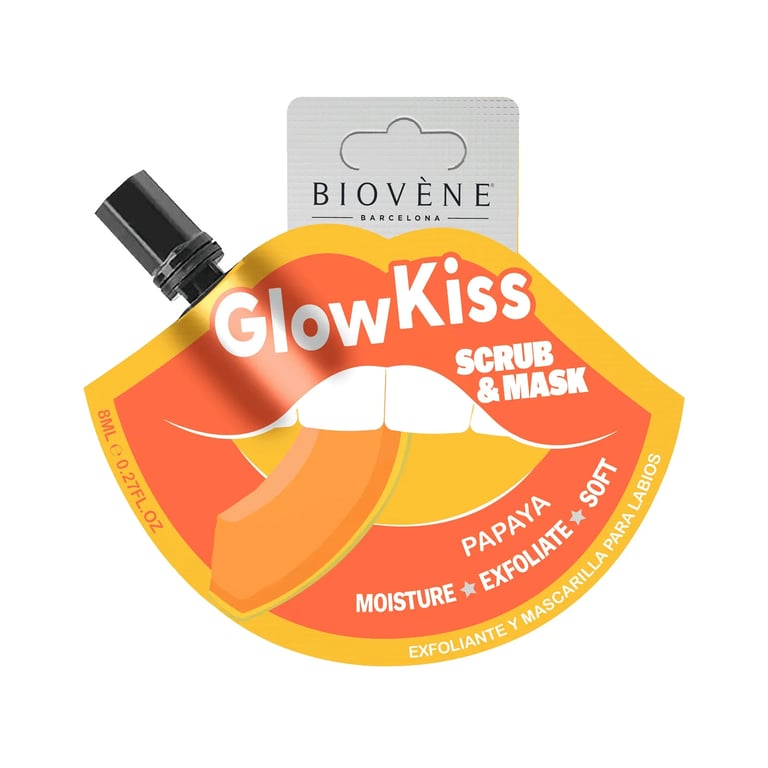 Glow Kiss Exfoliante Y Mascarilla Papaya Para Labios