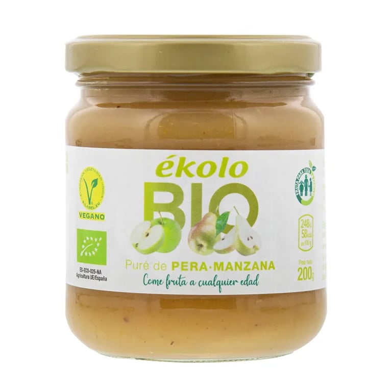 Biologische Peer Appel Puree