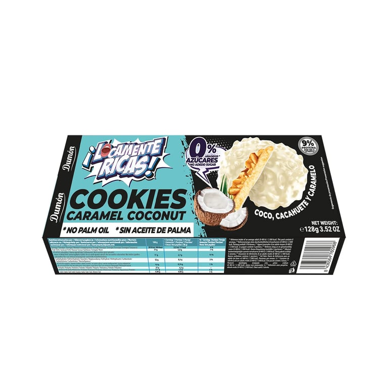 Cookies Coco Cacahuete Y Caramelo