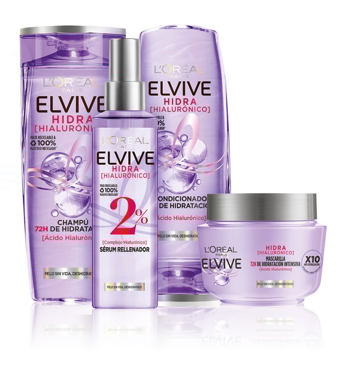Hydra Hyaluronic 72H Feuchthalte-Shampoo 370 ml von Elvive