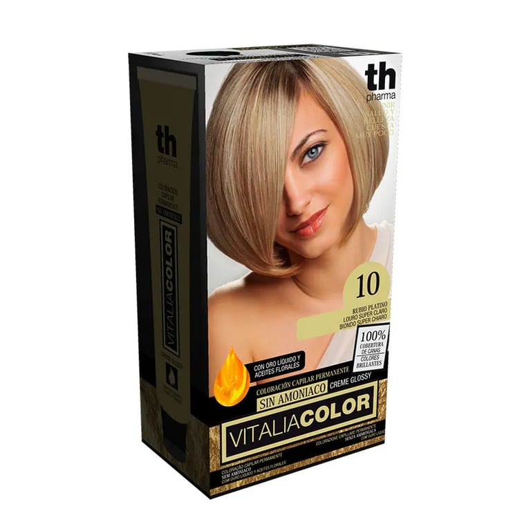VITALIA COLOR TINTE Nº10 SIN AMONIACO RUBIO PLATINO