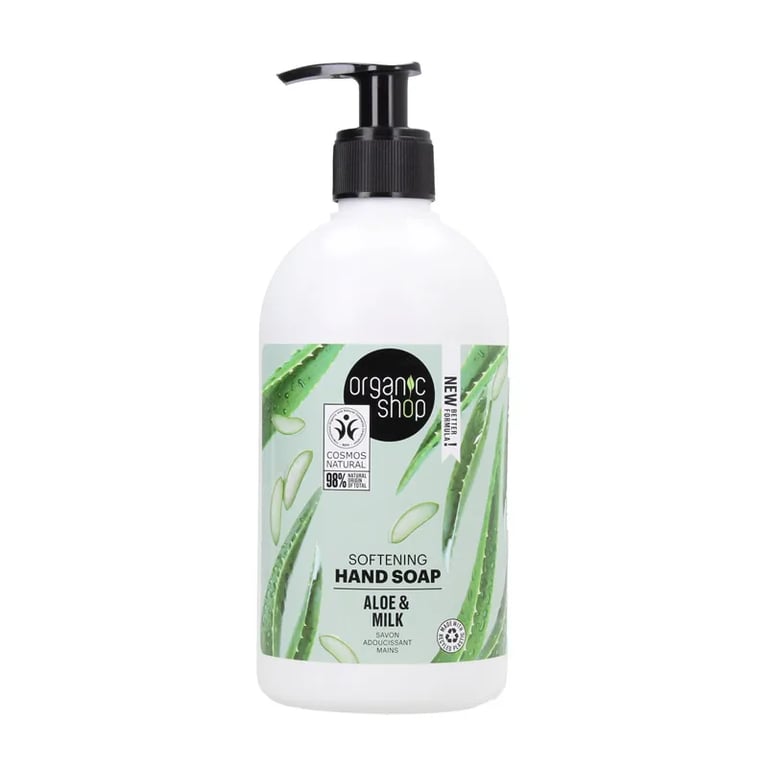 Jabón De Manos Suavizante Aloe Y Leche