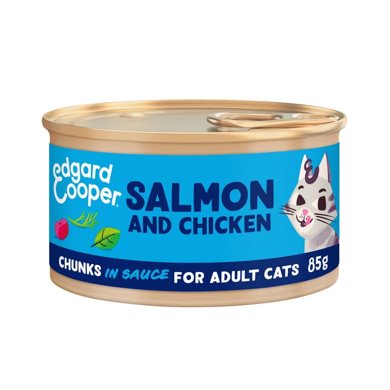 Nourriture Humide Chat Adulte Saumon Et Poulet