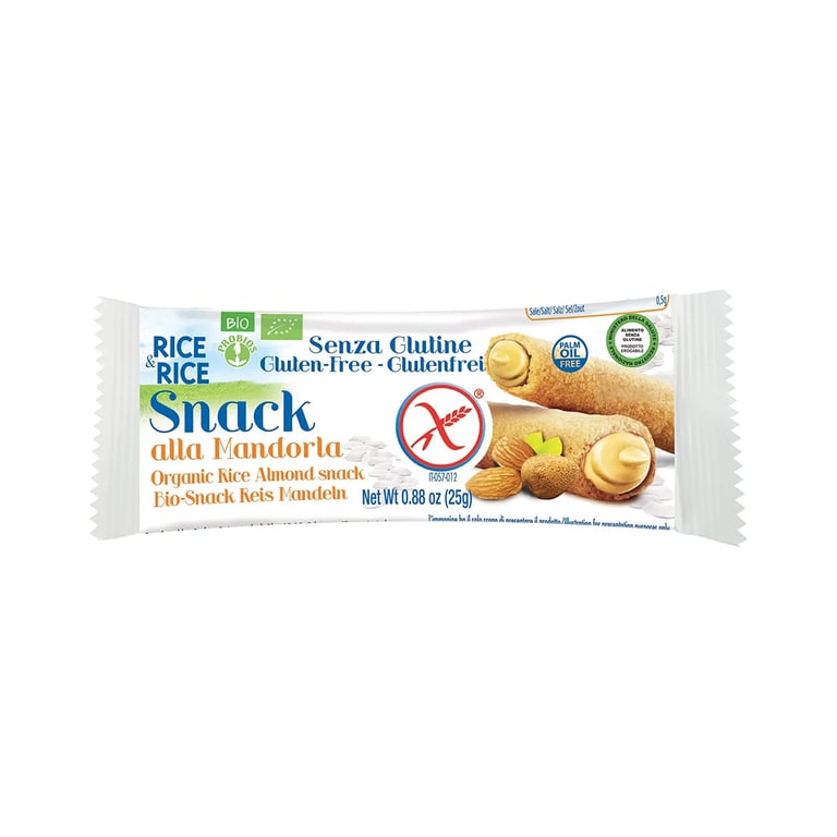 Snack de Riz au Amandes Sans Gluten Bio