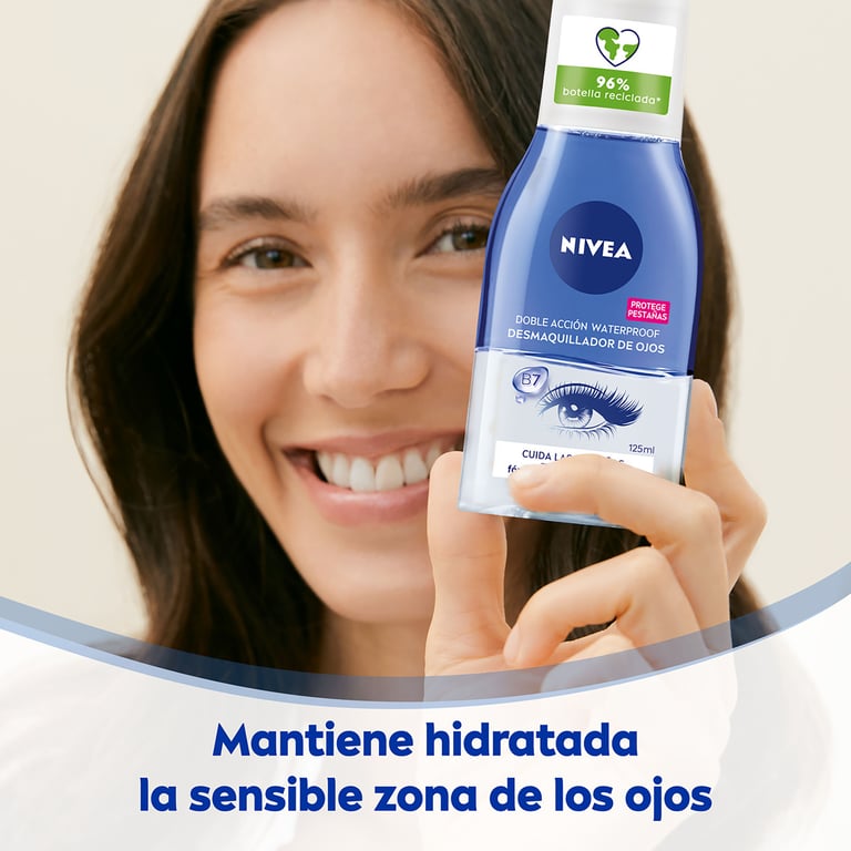 VISAGE DESMAQUILHADOR OLHOS WATERPROOF DUPLA AÇÃO 125 ml da Nivea