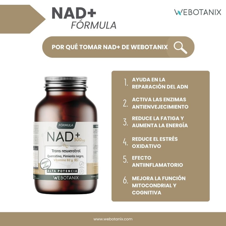 NAD+ Resveratrol Fórmula - imagen 6 de 7