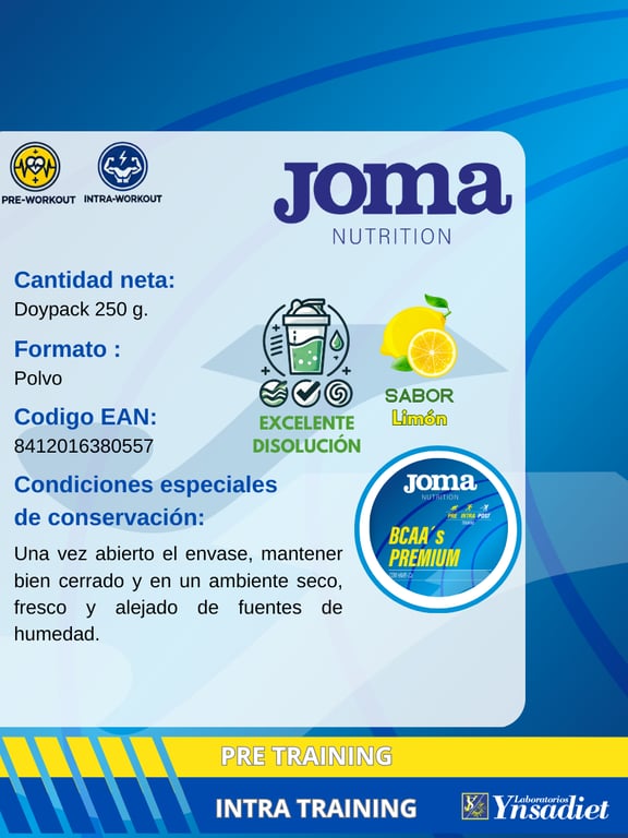 Joma BCAA's Premium con HMB-Ca - imagen 7 de 8