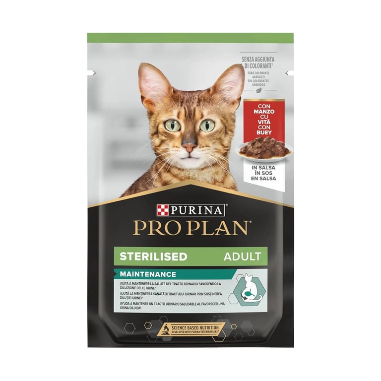 Nassfutter Katze Sterilised Fleisch