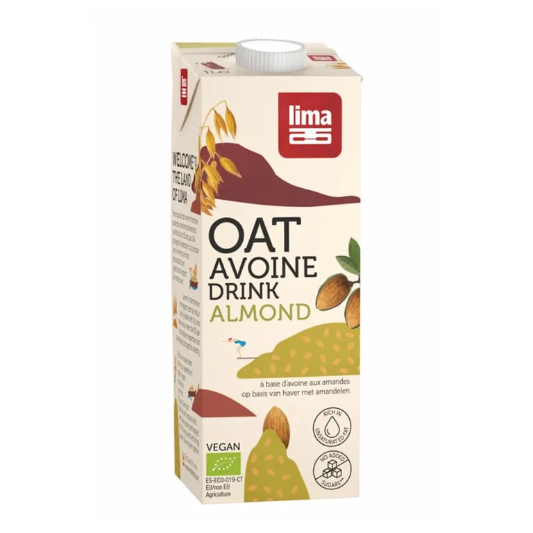 Boisson À L’Avoine Et Amande Bio
