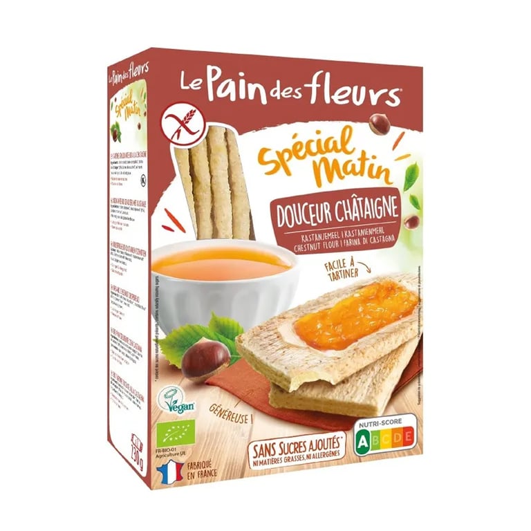 Pan Crujiente Bio Castaña Special Matin Sin Gluten