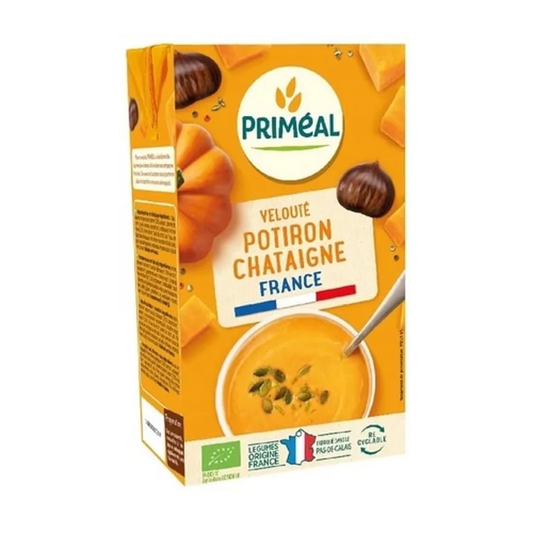 Crema De Calabaza y Castañas Bio